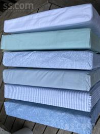 Pārdod liela izmēra 100% kokvilnas palagus. Sešas krāsas un divi izmēri. 240cmx270cm un 270cmx270cm.